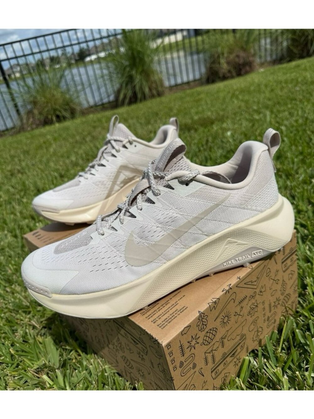 13 MEN'S NIKE REACTX WILDHORSE 10 OREWOOD / CREAM FV2338-105 SNEAKERS